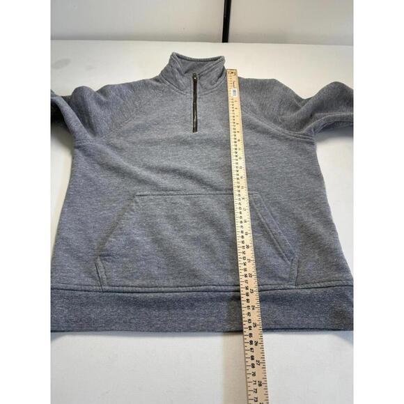 Flint and Tinder 10-Year Quarter Zip Sweatshirt Small Light Gray Pullover - Picture 5 of 5